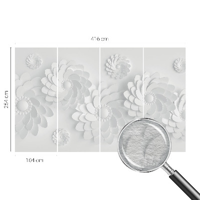 Nowoczesna fototapeta do salonu Kwiatowa elegancja