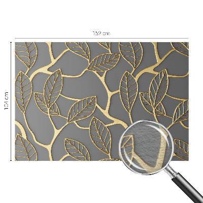 Fototapeta fizelinowa z nadrukiem Eleganckie liście