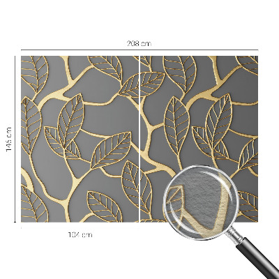 Fototapeta fizelinowa z nadrukiem Eleganckie liście