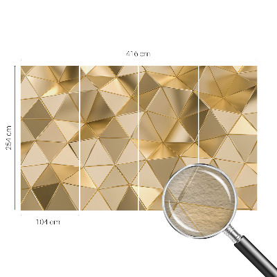 Fototapeta fizelinowa do sypialni Trójkątne wzory