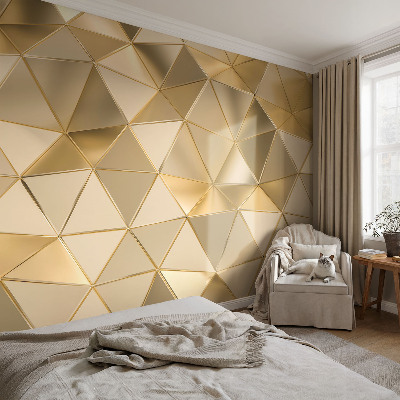 Fototapeta fizelinowa do sypialni Trójkątne wzory