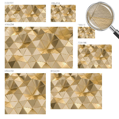 Fototapeta fizelinowa do sypialni Trójkątne wzory