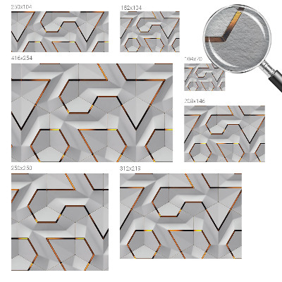 Fototapeta na ścianę Trójwymiarowe wzory