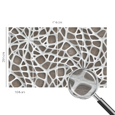 Tapeta fotograficzna fizelinowa Geometryczna sieć