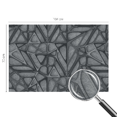 Fototapeta fizelinowa z nadrukiem z geometrycznym wzorem