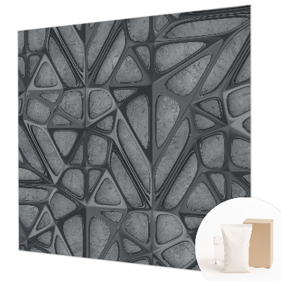 Fototapeta fizelinowa z nadrukiem z geometrycznym wzorem