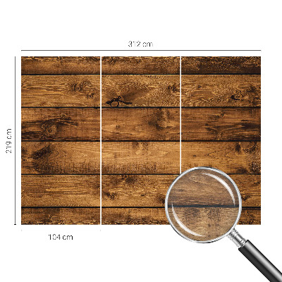 Nowoczesna fototapeta do salonu Drewniane deski