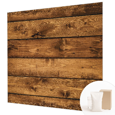 Nowoczesna fototapeta do salonu Drewniane deski