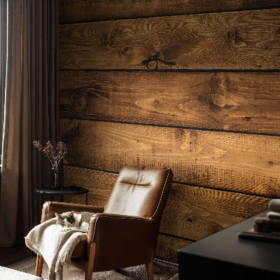 Nowoczesna fototapeta do salonu Drewniane deski