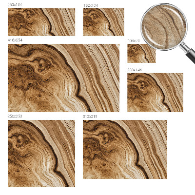 Dekoracyjna fototapeta na ścianę Drewniane słojew