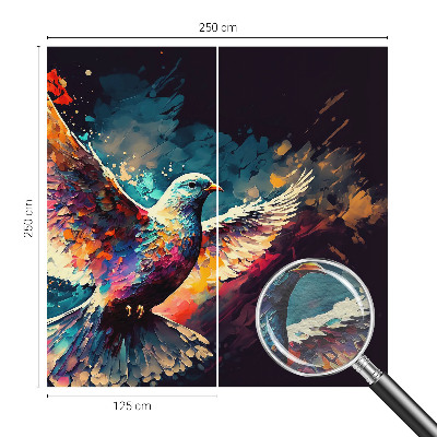 Fototapeta na ścianę z motywem kolorowego ptaka