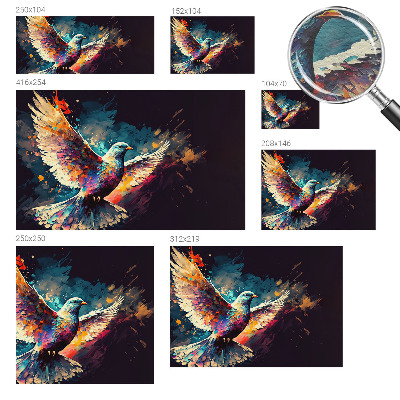 Fototapeta na ścianę Kolorowy ptak