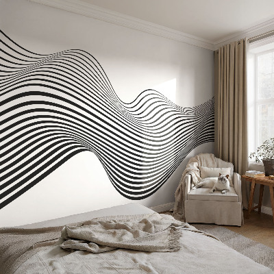 Tapeta fotograficzna fizelinowa z motywem dynamicznej abstrakcji