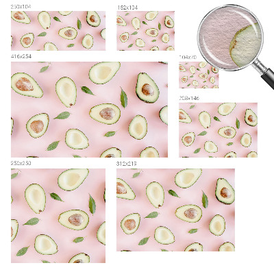 Nowoczesna fototapeta do salonu Nowoczesna fototapeta do salonu Awokado kompozycja