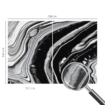 Fototapeta na ścianę z motywem monochromatycznych fal