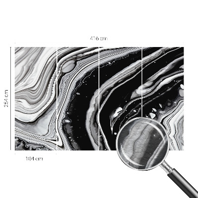 Fototapeta na ścianę z motywem monochromatycznych fal