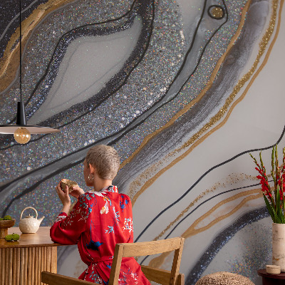 Fototapeta fizelinowa do sypialni Fototapeta fizelinowa do sypialni Kamienne fale