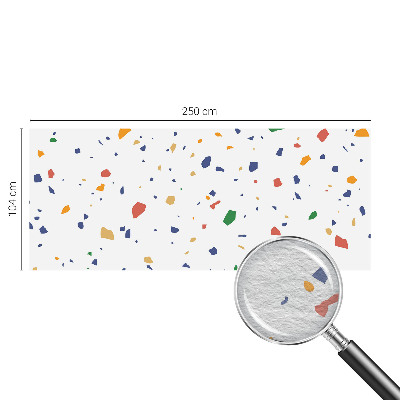 Nowoczesna fototapeta do salonu Tęczowe kawałki