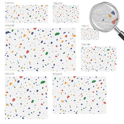 Nowoczesna fototapeta do salonu Tęczowe kawałki