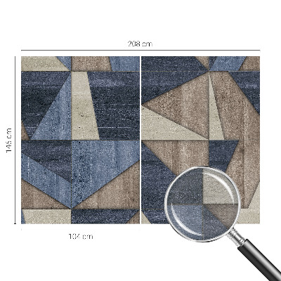 Tapeta fotograficzna z geometrycznym wzorem