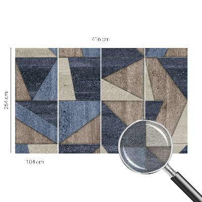 Tapeta fotograficzna z geometrycznym wzorem