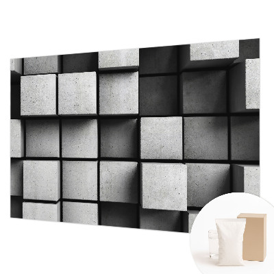 Fototapeta fizelinowa do sypialni Geometryczne sześciany