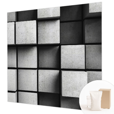 Fototapeta fizelinowa do sypialni Geometryczne sześciany