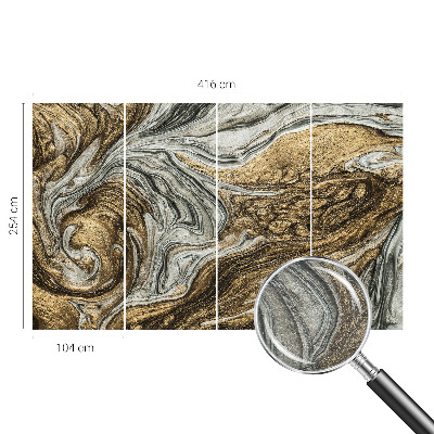 Nowoczesna fototapeta do salonu Nowoczesna fototapeta do salonu Abstrakcyjne wiry