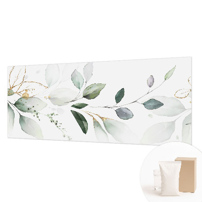 Fototapeta fizelinowa do sypialni Zielone liście