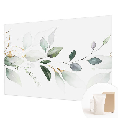 Fototapeta fizelinowa do sypialni Zielone liście