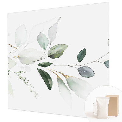 Fototapeta fizelinowa do sypialni Zielone liście