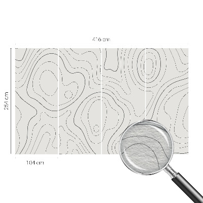 Fototapeta fizelinowa z nadrukiem Fototapeta fizelinowa z nadrukiem Płynne linie