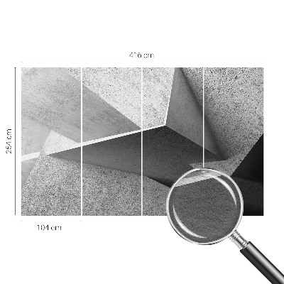 Fototapeta na ścianę z motywem geometrycznych struktur