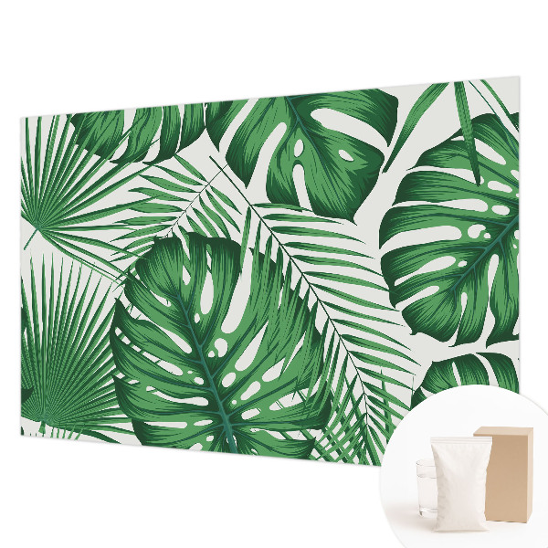 Tapeta fotograficzna fizelinowa Tropikalne liście