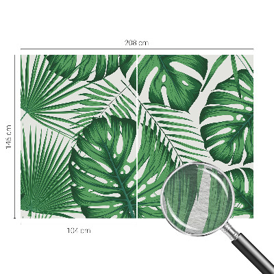 Tapeta fotograficzna fizelinowa Tropikalne liście