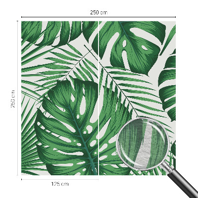 Tapeta fotograficzna fizelinowa Tropikalne liście