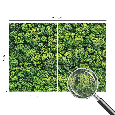 Fototapeta fizelinowa do sypialni Leśna panorama