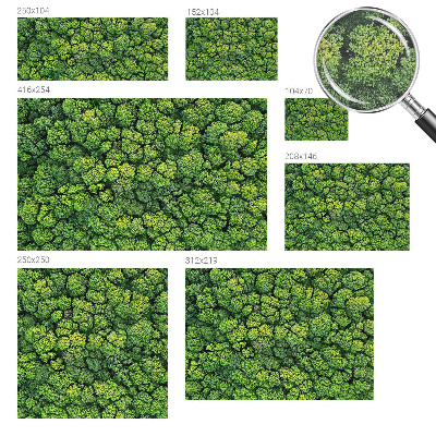 Fototapeta fizelinowa do sypialni Leśna panorama