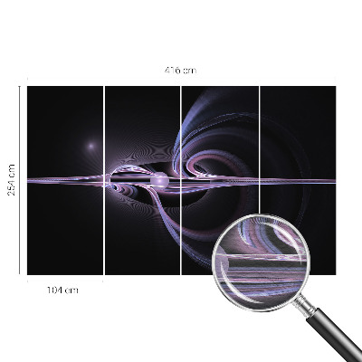 Fototapeta fizelinowa z nadrukiem Kosmiczna abstrakcja