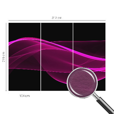 Fototapeta na ścianę Różowe wstęgi