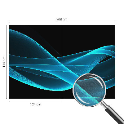 Dekoracyjna fototapeta na ścianę Dekoracyjna fototapeta na ścianę Efektowne fale