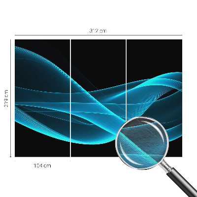 Dekoracyjna fototapeta na ścianę Dekoracyjna fototapeta na ścianę Efektowne fale