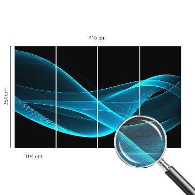 Dekoracyjna fototapeta na ścianę Dekoracyjna fototapeta na ścianę Efektowne fale