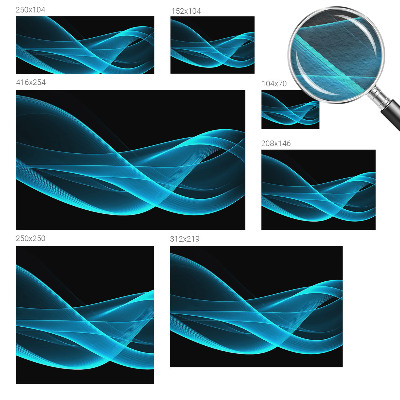 Dekoracyjna fototapeta na ścianę Dekoracyjna fototapeta na ścianę Efektowne fale