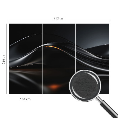 Tapeta fotograficzna Metaliczne fale