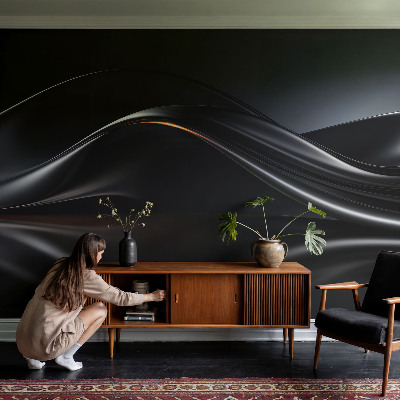 Tapeta fotograficzna Metaliczne fale