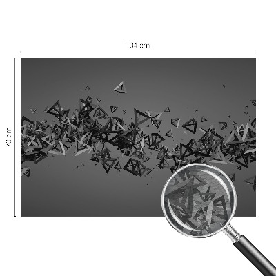 Nowoczesna fototapeta do salonu z geometrycznym abstrakcyjnym wzorem