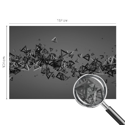 Nowoczesna fototapeta do salonu z geometrycznym abstrakcyjnym wzorem