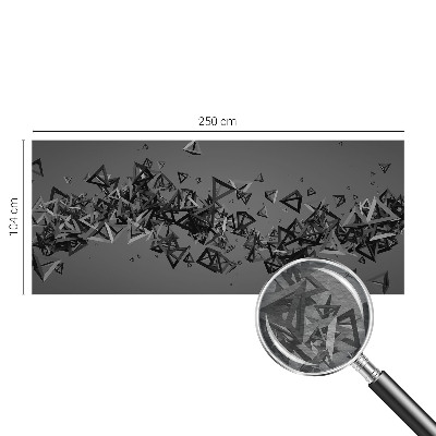 Nowoczesna fototapeta do salonu z geometrycznym abstrakcyjnym wzorem