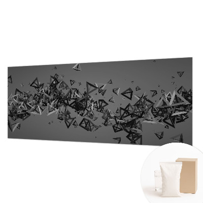 Nowoczesna fototapeta do salonu z geometrycznym abstrakcyjnym wzorem